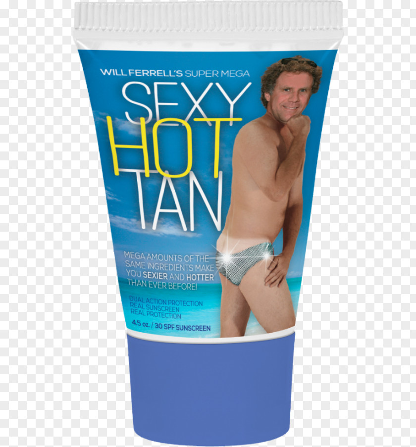 Will Ferrel Wear Sunscreen Ferrell Lotion Sun Tanning PNG