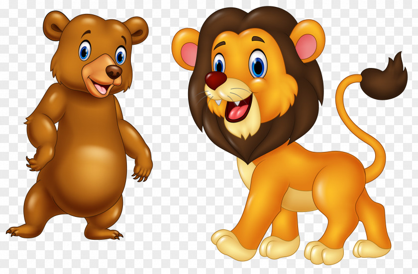 Cute Animals Lion Royalty-free Clip Art PNG