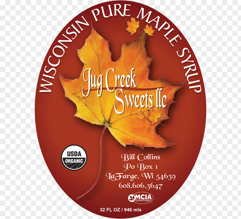 Maple Syrup Label Sugar Bush Jug Creek PNG