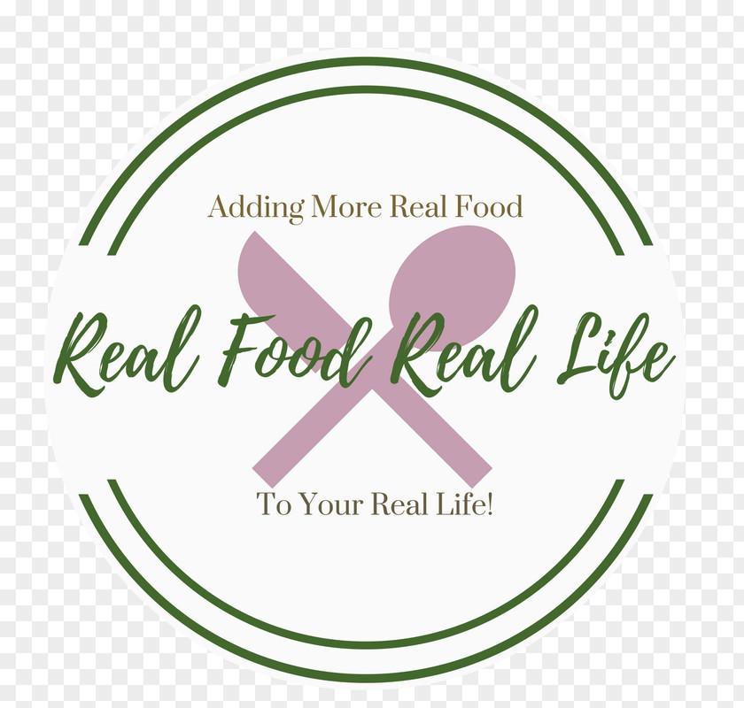 Real Food Cloth Napkins Logo Text Reserved Font PNG