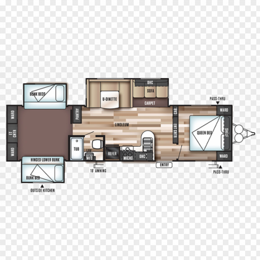 Roulotte Forest River Salem Wildwood Plant 63 Campervans Caravan Trailer PNG