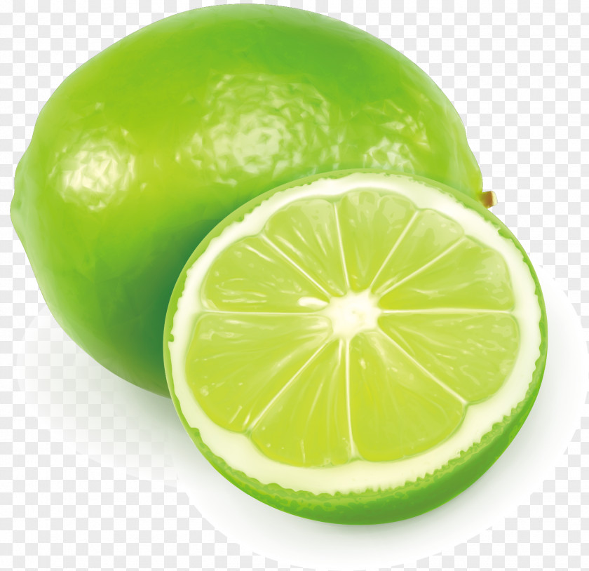Vector Hand-painted Green Lemon Juice Fizzy Drinks Cocktail PNG