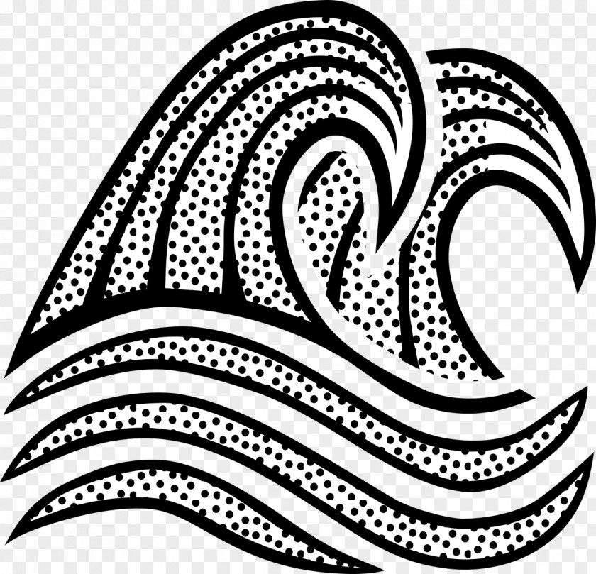 Wave Black And White The Great Off Kanagawa Vector Graphics Wind PNG