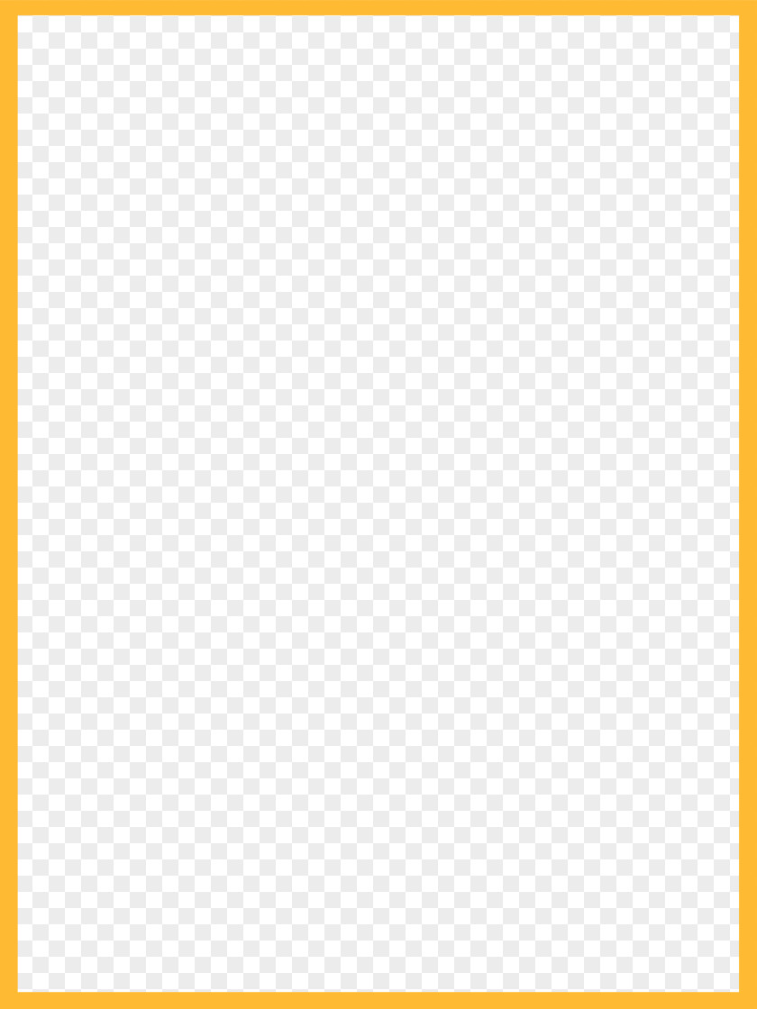Yellow Frame Line Angle Point Pattern PNG