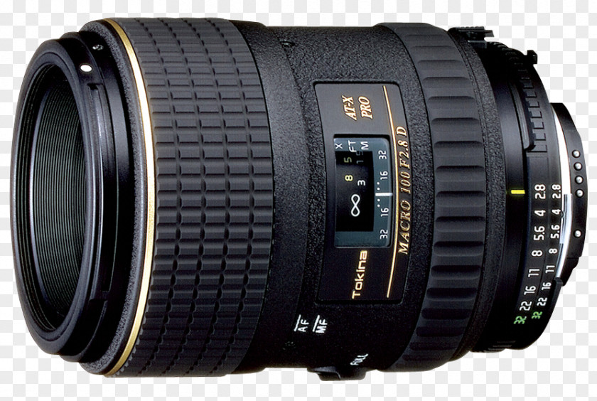 Camera Lens Tokina AF 100mm AT X Pro D F/2.8 Macro Photography PNG