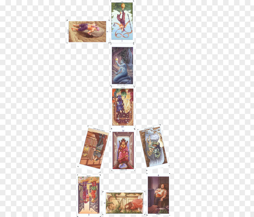 Collage Tarot Of The 78 Doors PNG