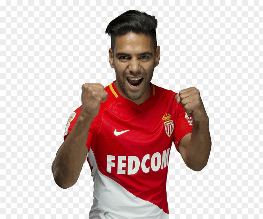 Football Radamel Falcao AS Monaco FC Player T-shirt PNG