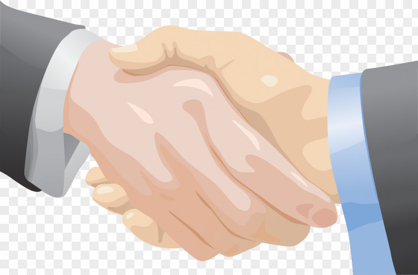 Hand-painted Vector Business Handshake China Google Images PNG