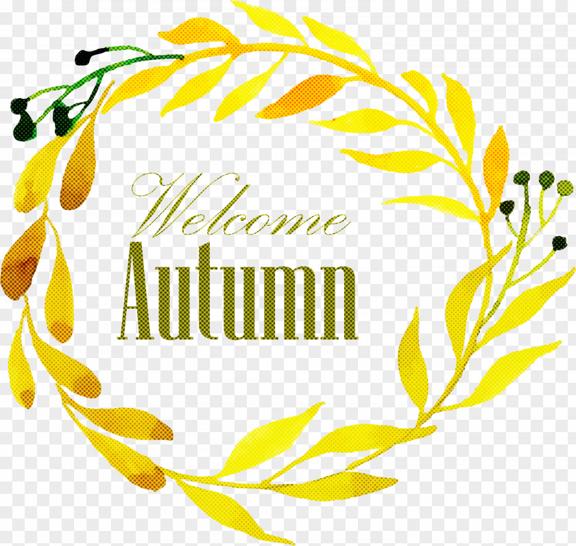 Hello Autumn Welcome Fall PNG