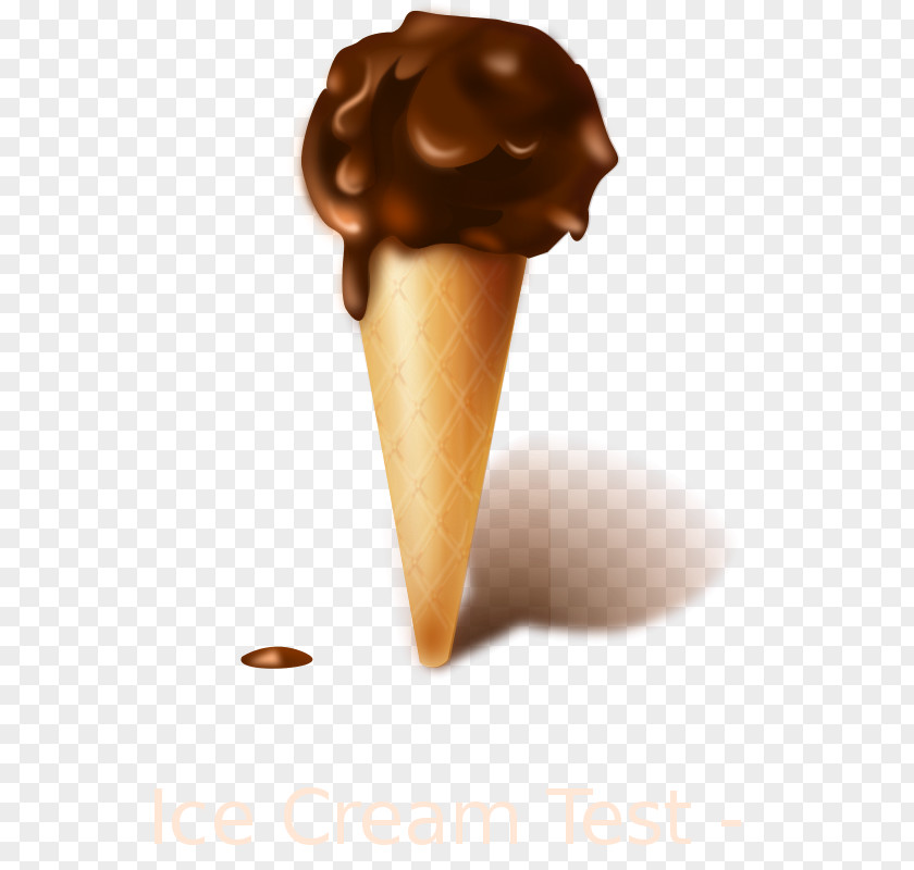 Ice Cream Chocolate Cones Strawberry PNG