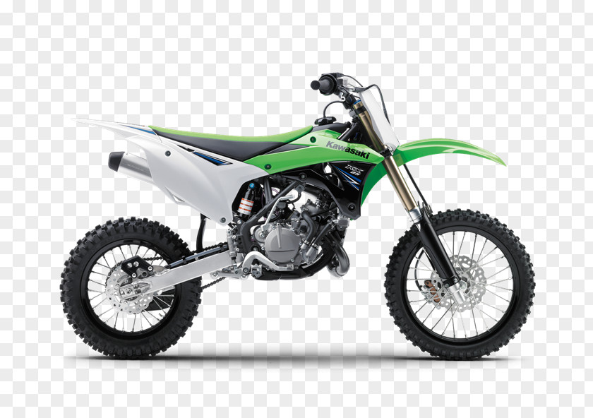 Lime Green Kawasaki KX100 Motorcycles Heavy Industries Motorcycle & Engine PNG