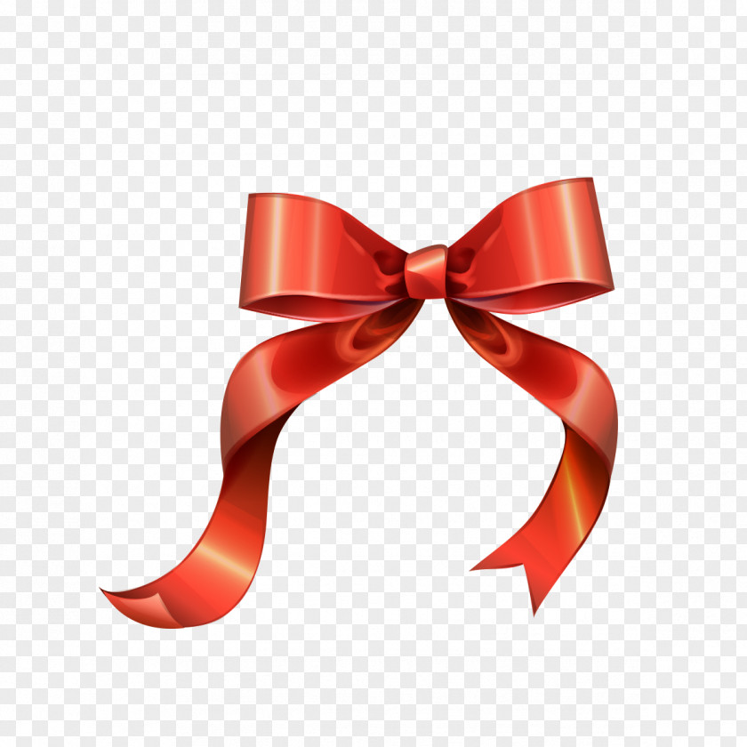 Red Bow Christmas Euclidean Vector Letter PNG