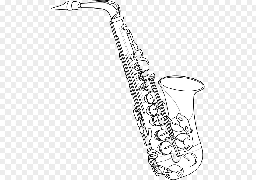 Trumpet And Saxophone Alto Drawing Baritone Clip Art PNG