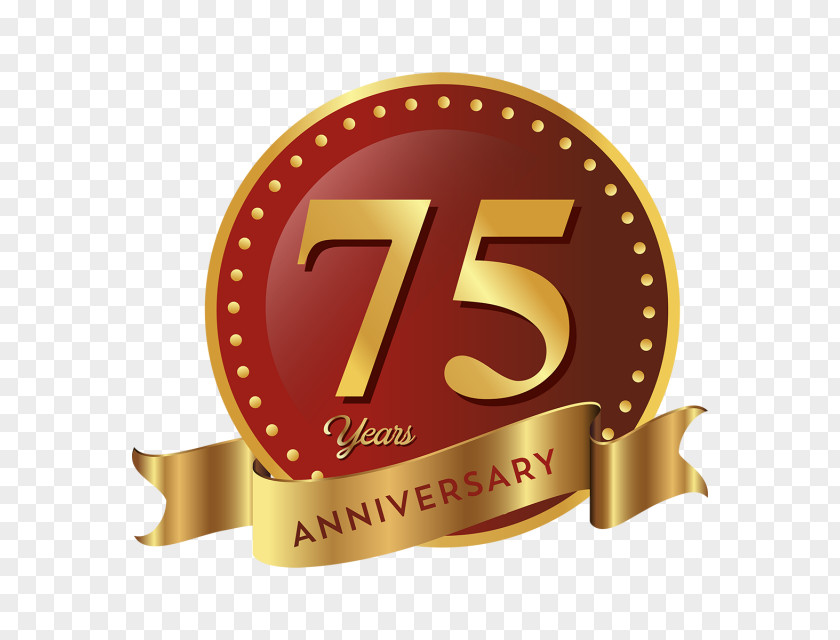 75th Anniversary Clip Art Birthday PNG