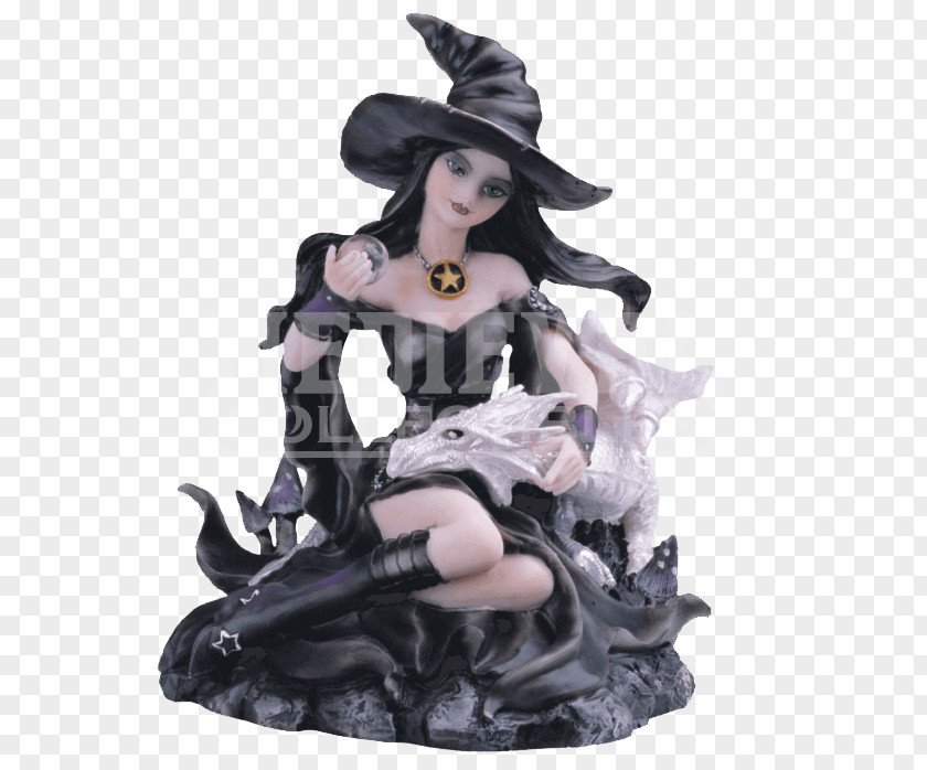 Dragon Figurine Statue Witchcraft Fantasy Magic PNG
