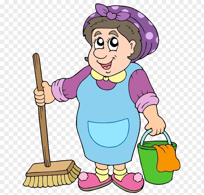 Empregada Domestica Cartoon Cleaning Royalty-free PNG