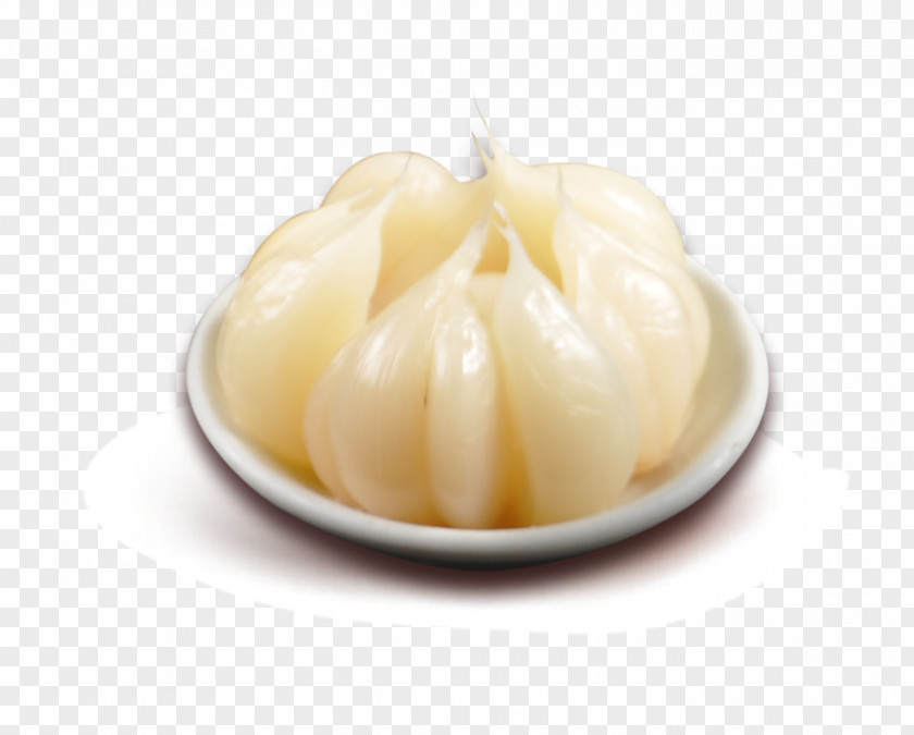 Garlic Plate Tableware Saucer Icon PNG