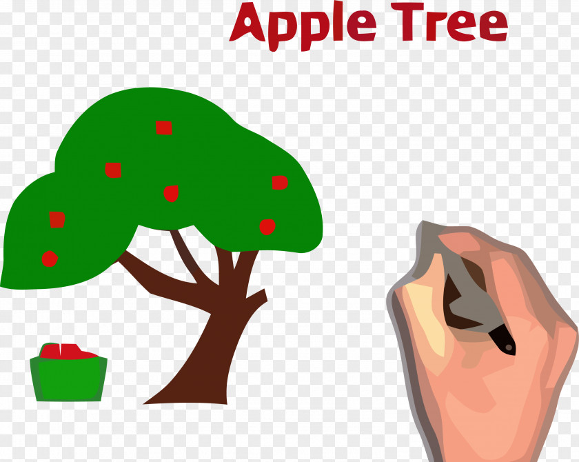 Gesture Plant Apples Cartoon PNG
