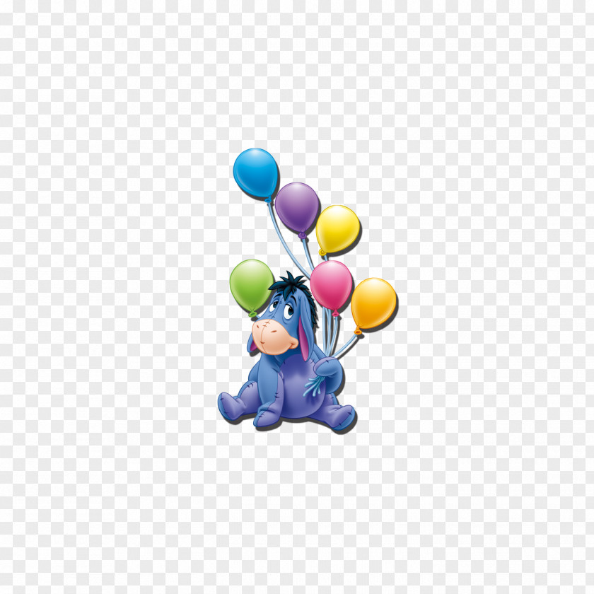Hippo Cartoon Balloon Dog PNG