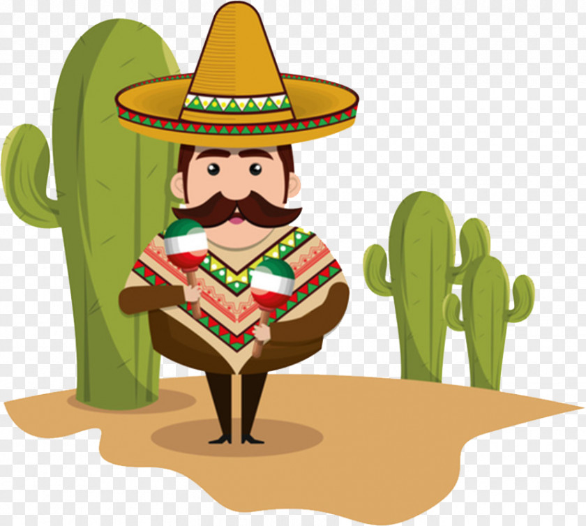 Man In The Desert Mexican Cuisine Stock Photography Clip Art PNG