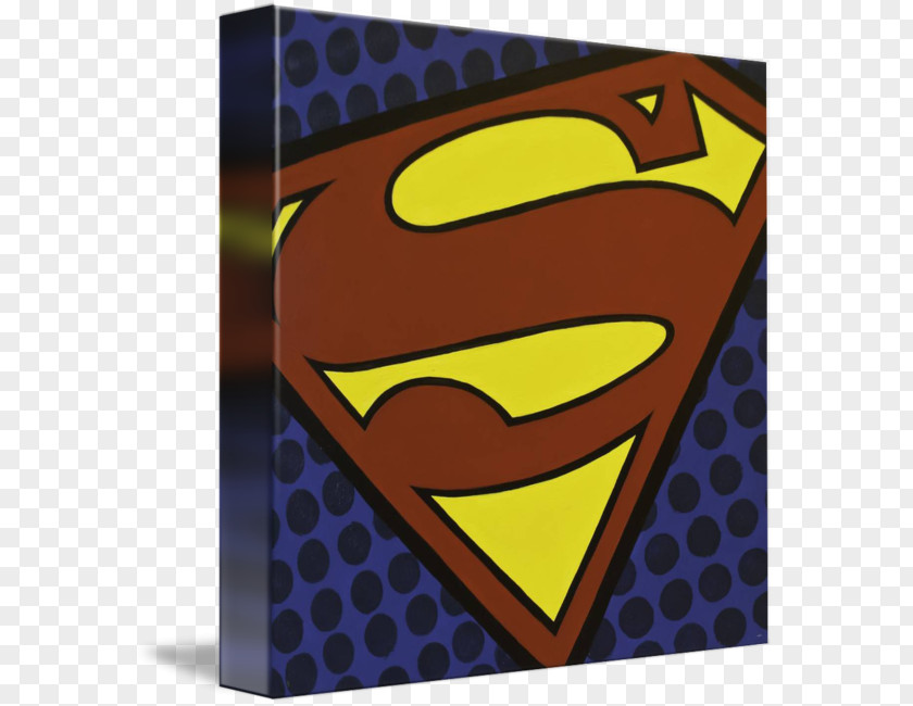 Superman Frame Gallery Wrap Canvas Cartoon Font PNG