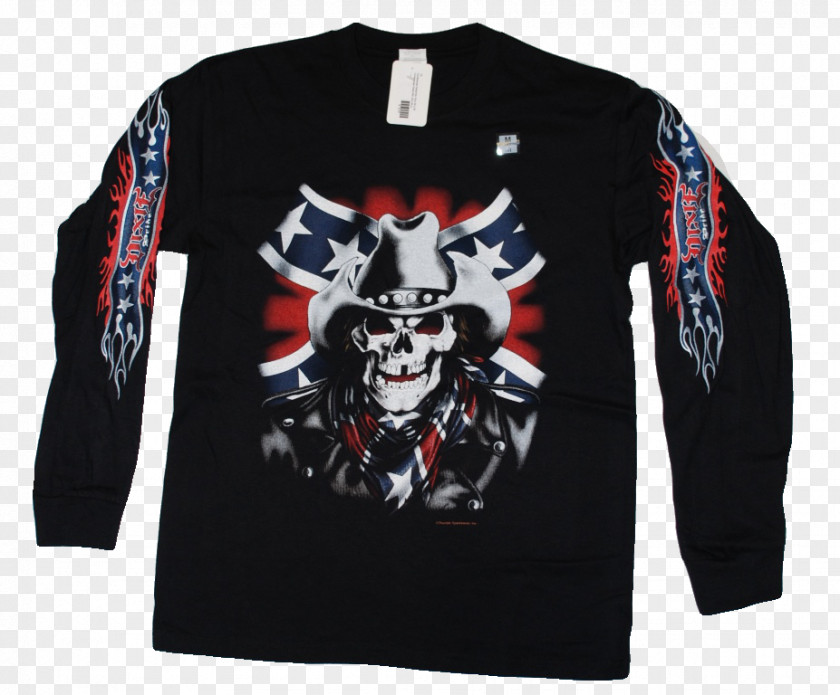 T-shirt Long-sleeved Confederate States Of America Hoodie PNG