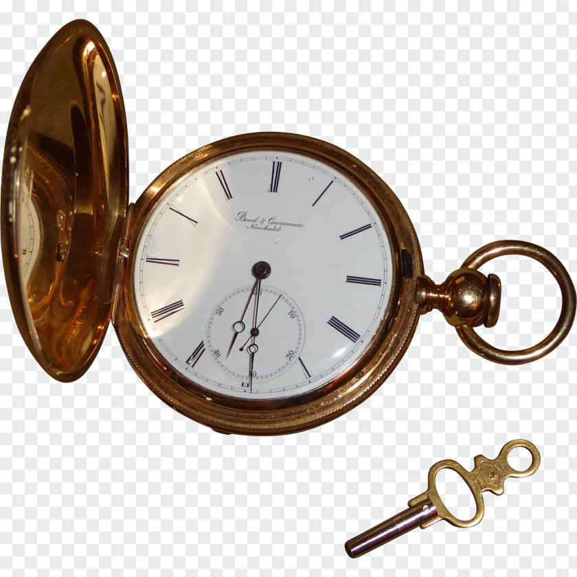 Watch Pocket Clock Gold PNG