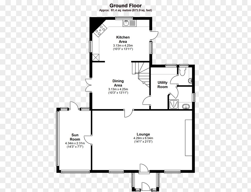 Canteen Brochure Floor Plan Line PNG