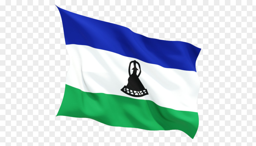 Grunge Flag Of Lesotho South Africa 2014 Political Crisis PNG