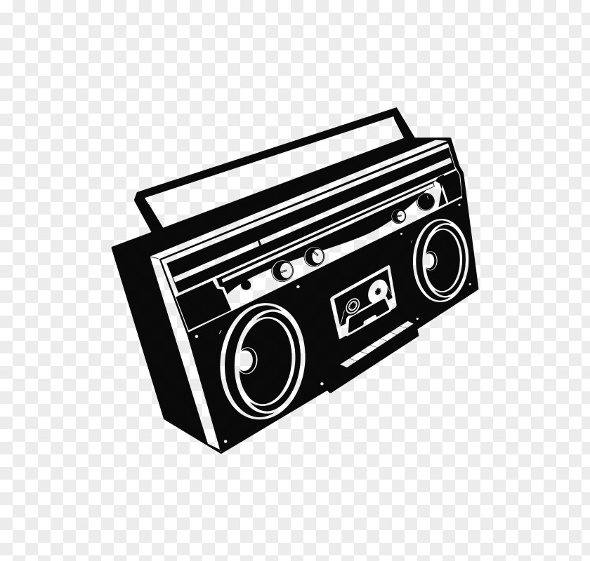 Radio Tape Recorder Boombox PNG