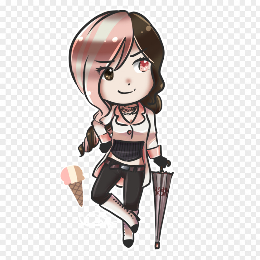 RWBY Cartoon Figurine Brown Hair Character PNG