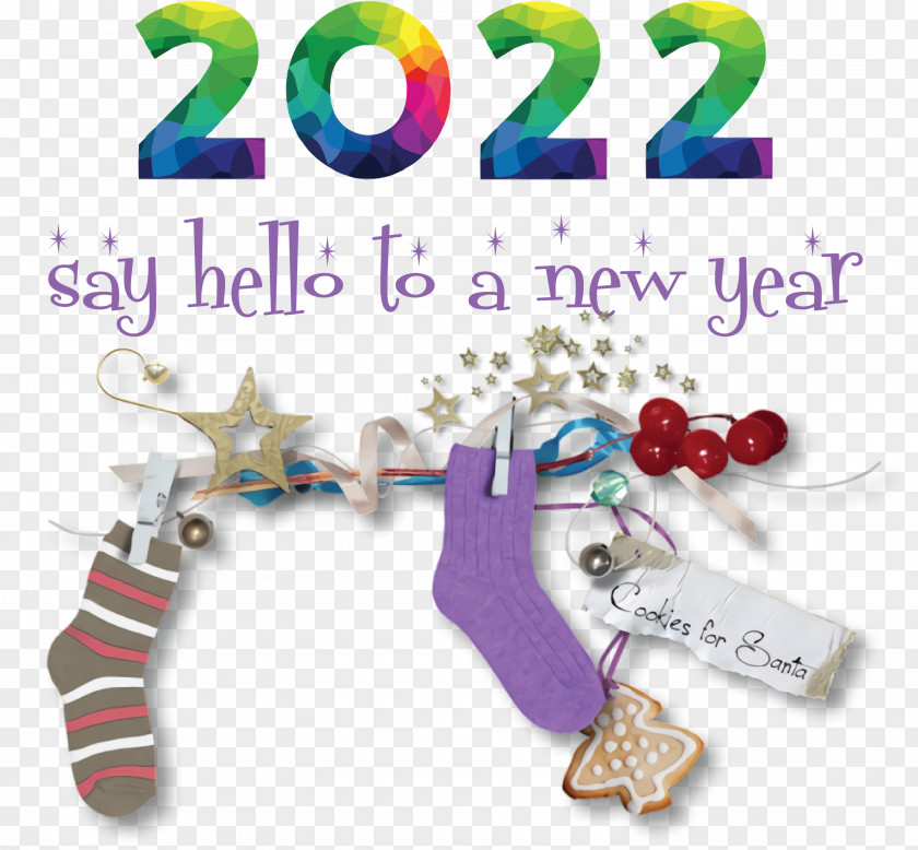 2022 Happy New Year PNG