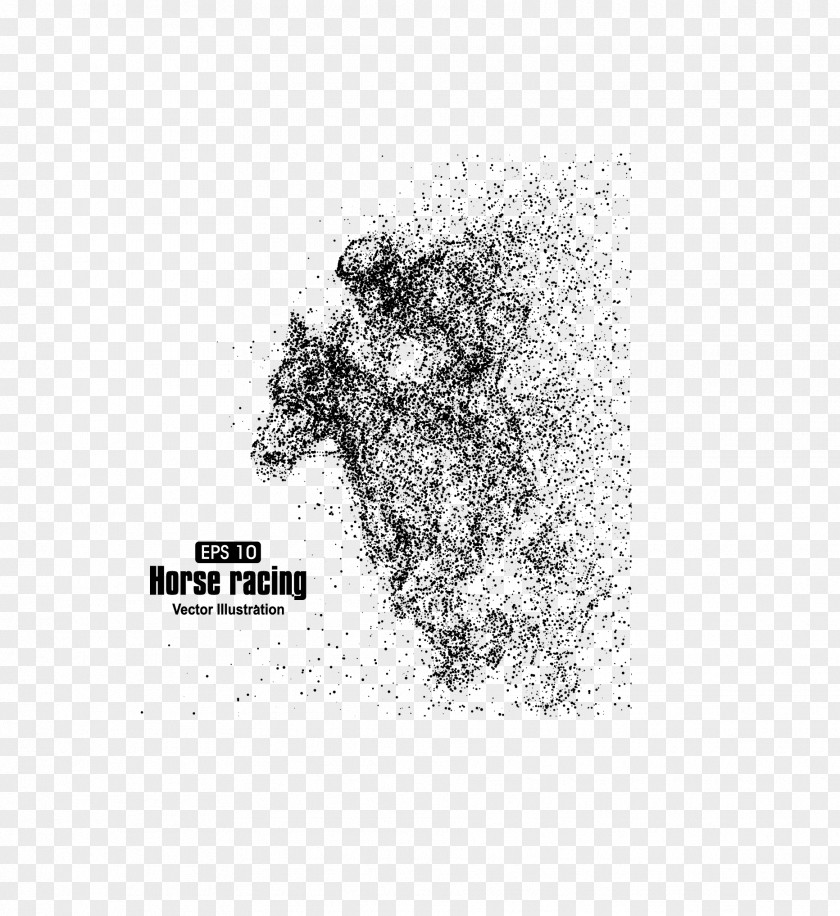 Rider Horse Euclidean Vector Particle Illustration PNG