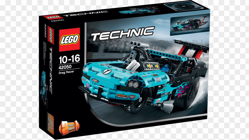 Toy LEGO Technic Drag Racer (42050) Car PNG