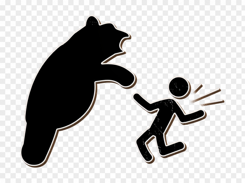 Attack Icon People Bear Attacking PNG