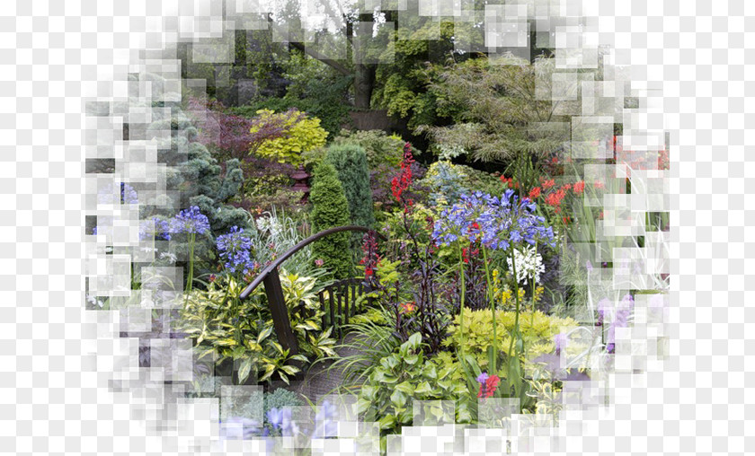 Flower Garden Plans Design PNG