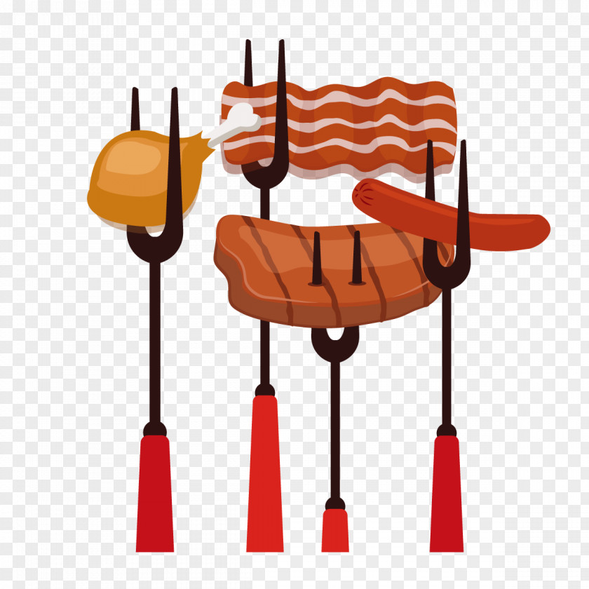 Grill Cartoon Barbecue Churrasco Vector Graphics Convite PNG