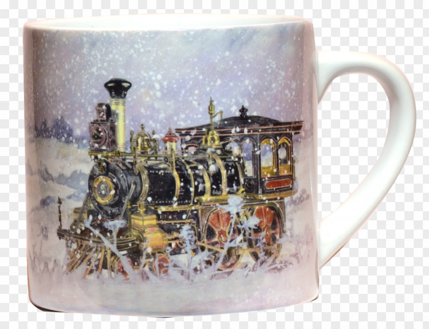 Mug Train Child Christmas Gift PNG
