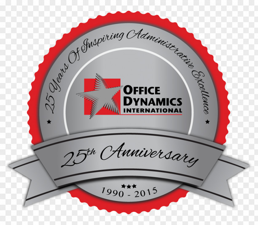 25 Anniversary Industry Business Management Logo PNG