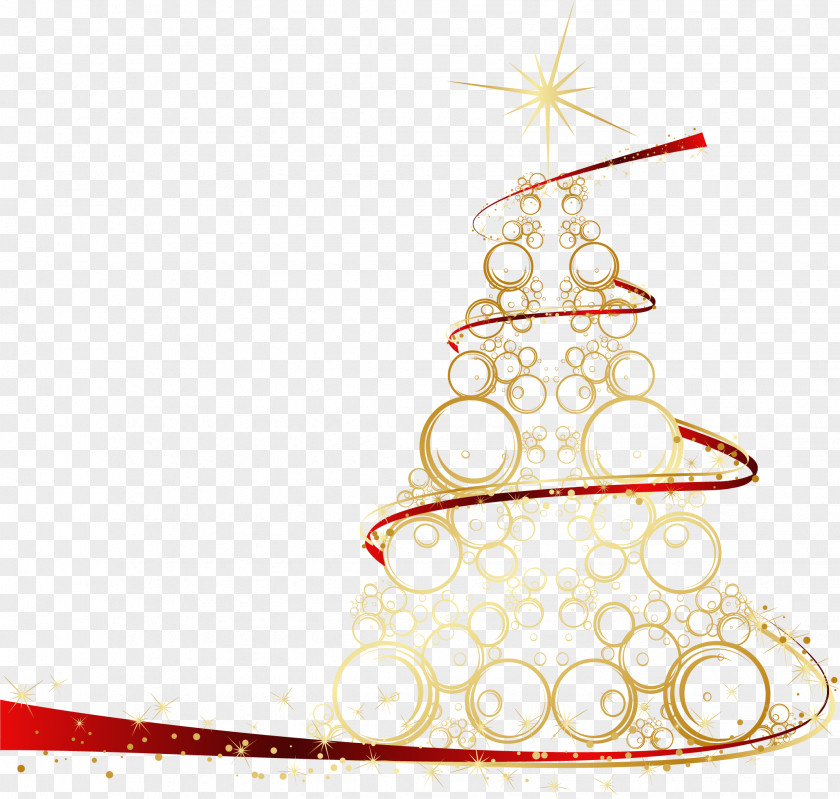 Creative Golden Christmas Tree Ornament Wedding Ceremony Supply Text PNG