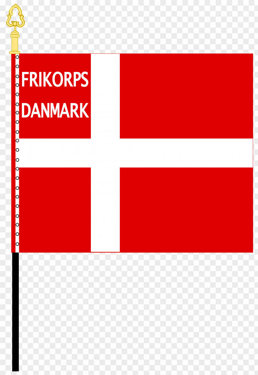 Flag Free Corps Denmark Schalburg Danish Freikorps PNG