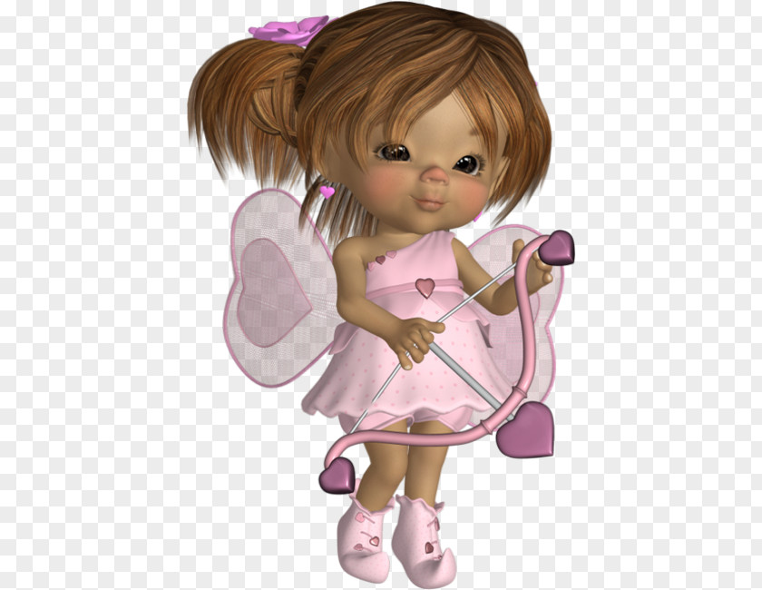 14th February Cupid Love Doll Image 14 PNG