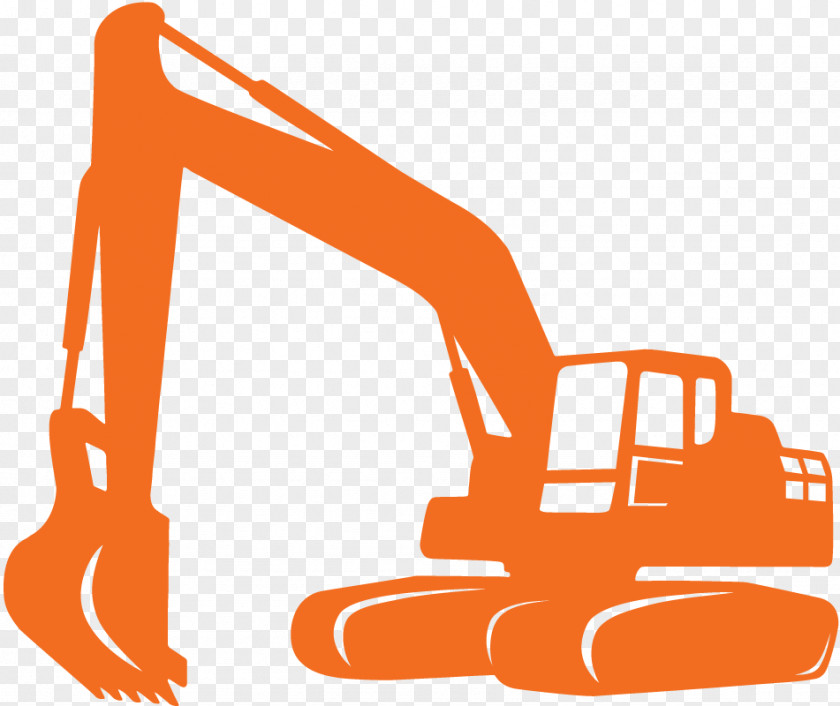 Construction Site Heavy Machinery Excavator Architectural Engineering Backhoe PNG