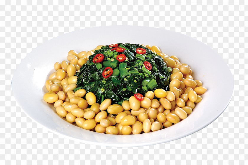 Kale Soy Mix Vegetarian Cuisine Chinese Milk Broccoli Soybean PNG