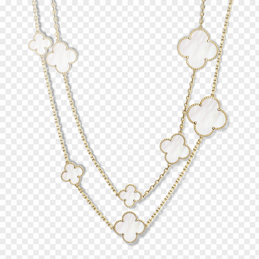 Necklace Van Cleef & Arpels Bracelet Jewellery Silver PNG