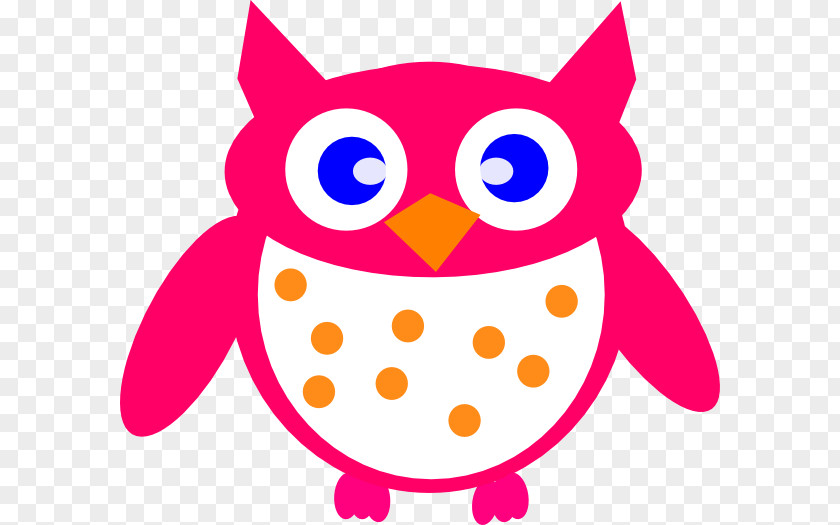Pink Owl Free Clip Art PNG