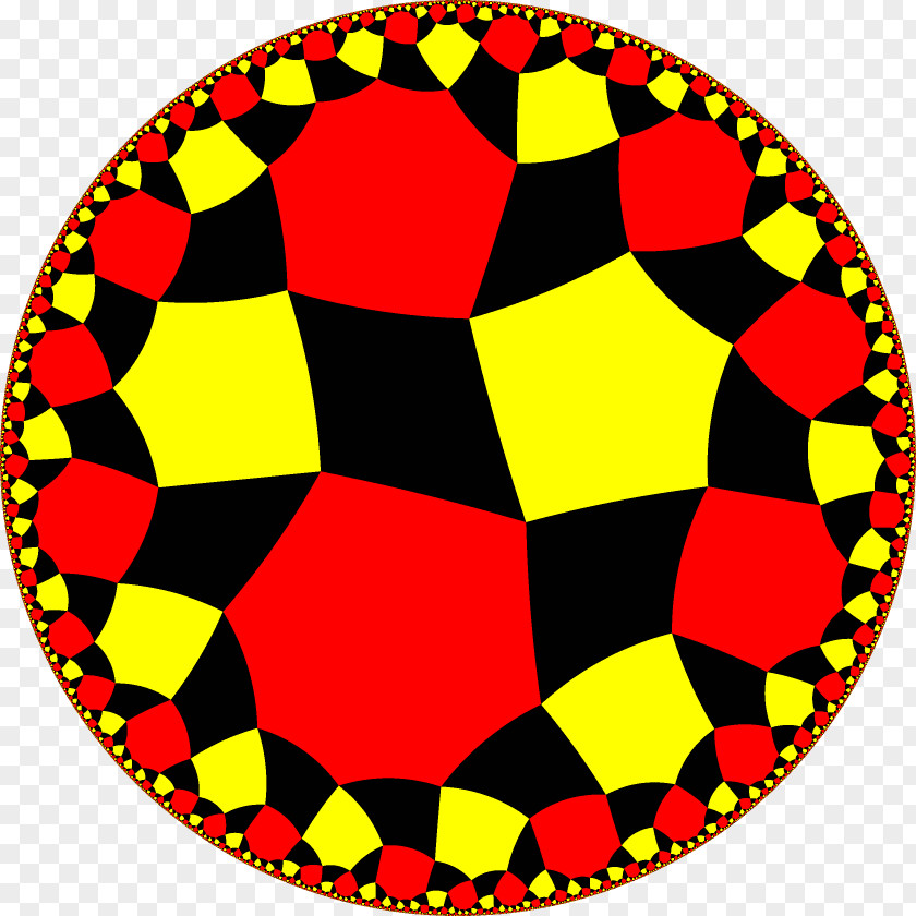 Rhombipentahexagonal Tiling Rhombitetraheptagonal Tessellation Uniform Geometry PNG