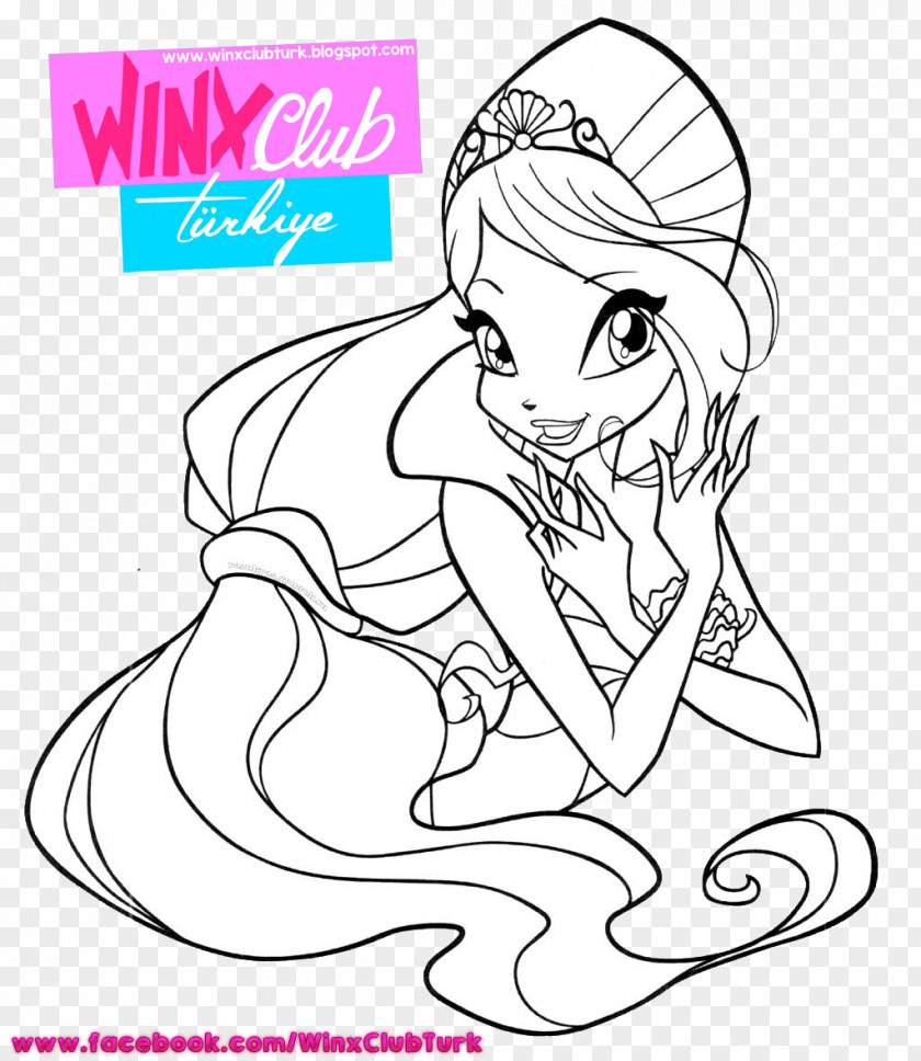 Bloom Winx Season 7 Finger Line Art Human Illustration Cartoon PNG