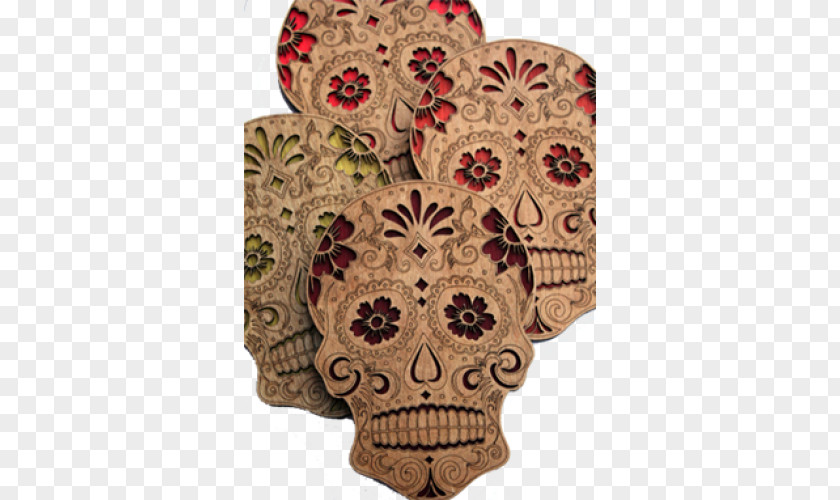 Creative Skull Brown PNG