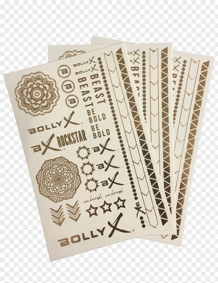Gold Foil Paper Money Font PNG